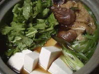 大根菜でハリハリ風鍋の写真