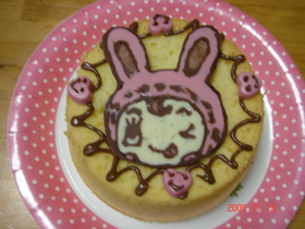 チョコデコ!簡単にキャラクターケーキ★