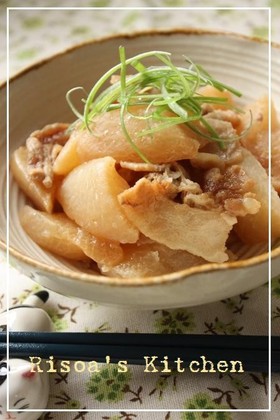 豚肉と大根のこってり煮☆