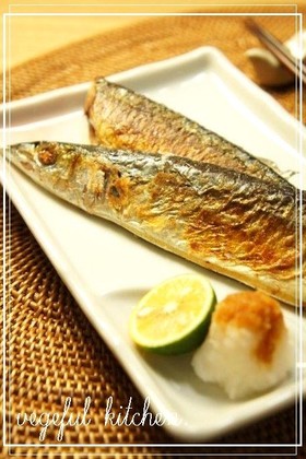失敗なし!フライパンde秋刀魚の塩焼き