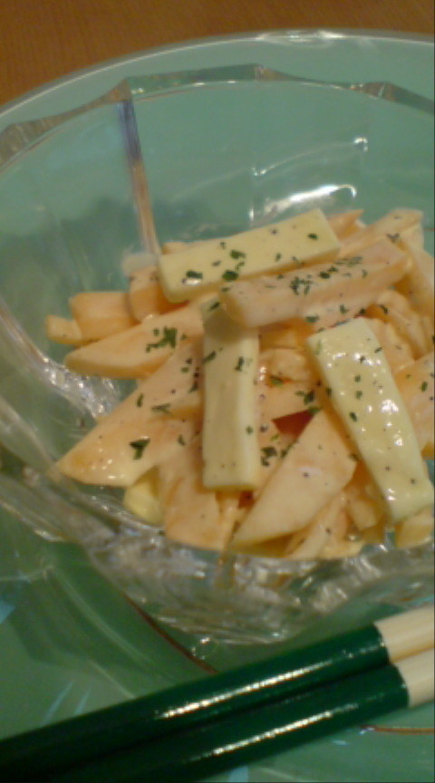 柿とチーズの絶品マヨ和えの画像