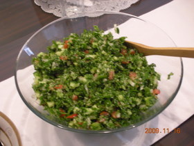 パセリのサラダ（タブレ）の画像