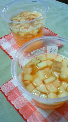簡単!レンジでりんごゼリー
