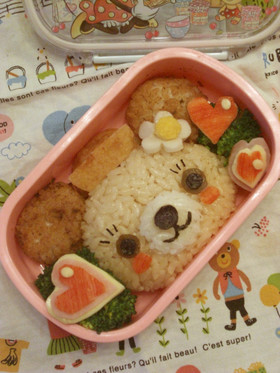 キャラ弁 カドリーベア