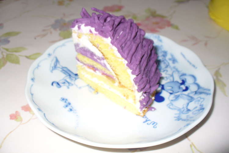 紫いものケーキ レシピ 作り方 By チョコわンわン クックパッド