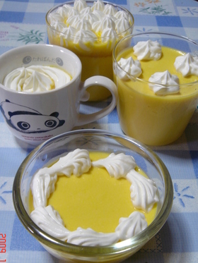 ゼラチンで簡単♪濃厚かぼちゃプリン☆彡