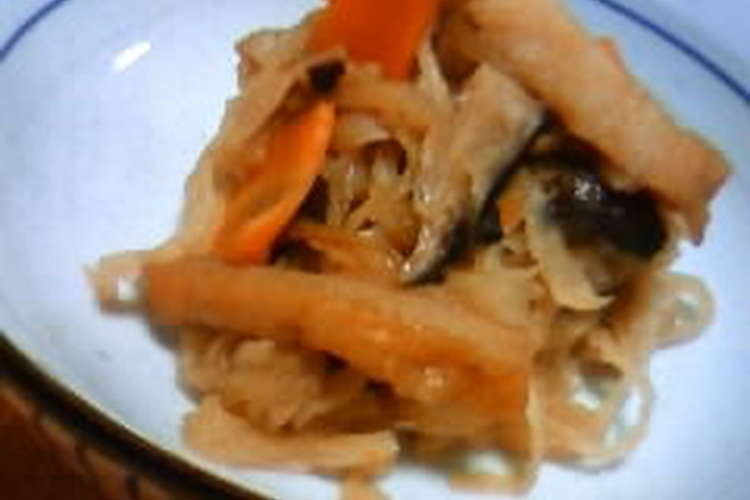 スライス干し椎茸と切干大根の煮物 レシピ 作り方 By Coco クックパッド