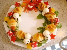 クリスマス☆フランクパイのリース+1☆