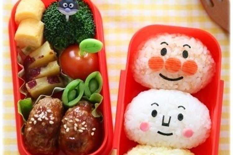 俵おにぎりdeアンパンマンズ キャラ弁 レシピ 作り方 By Mai Mai クックパッド 簡単おいしいみんなのレシピが365万品