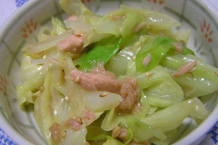 簡単 キャベツさらだ ツナごまポン酢 レシピ 作り方 By Masakohママ クックパッド 簡単おいしいみんなのレシピが355万品