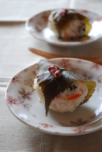 桜餅風お寿司