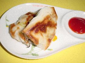 ササミとチーズの☆焼き春巻き