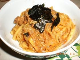 ツナ卵玉ねぎうどん