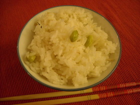 およげ!しらす枝豆ごはん