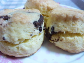 チョコ入りスコーン☆
