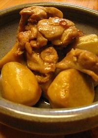 里芋と鶏肉のオイスター煮