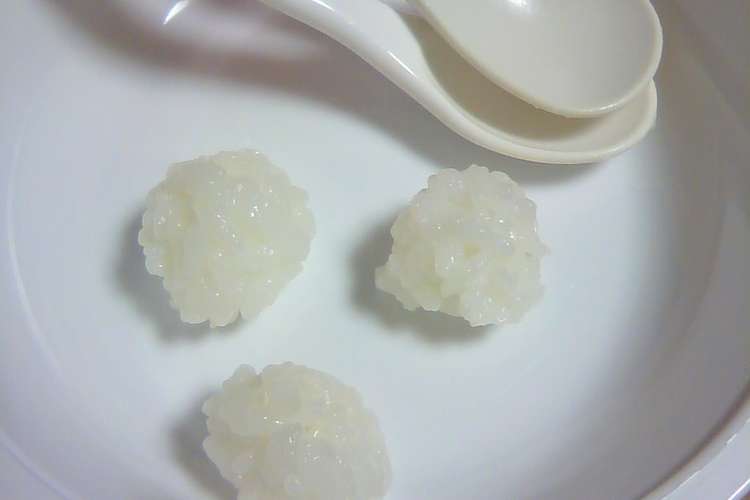 幼児食 手につかない一口おにぎりの作り方 レシピ 作り方 By はらぺこ順 クックパッド 簡単おいしいみんなのレシピが354万品