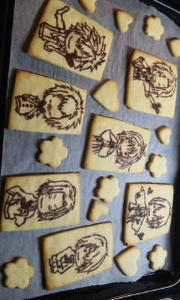 キャラクッキー生地★+゜の写真