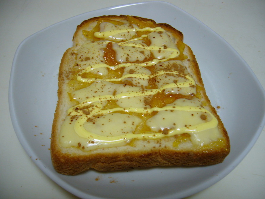 『ママレードトースト♥ チーマヨ風味』の画像