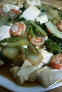 エビニラ豆腐
