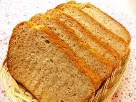 便秘にも良い♪ふすま食パンの画像