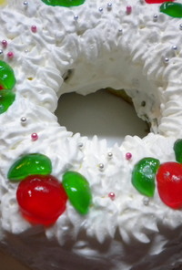 １８㎝リング型（簡単クリスマスケーキ）