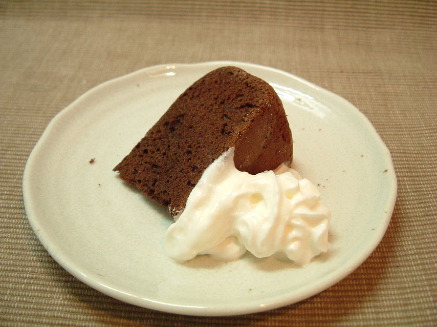 簡単チョコレートケーキの画像
