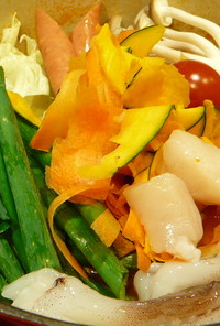 お野菜いっぱいヘルシー☆トマト鍋