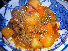 肉じゃが韓国風