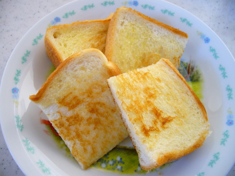 食パン消費！！フライパンでトースト☆の画像