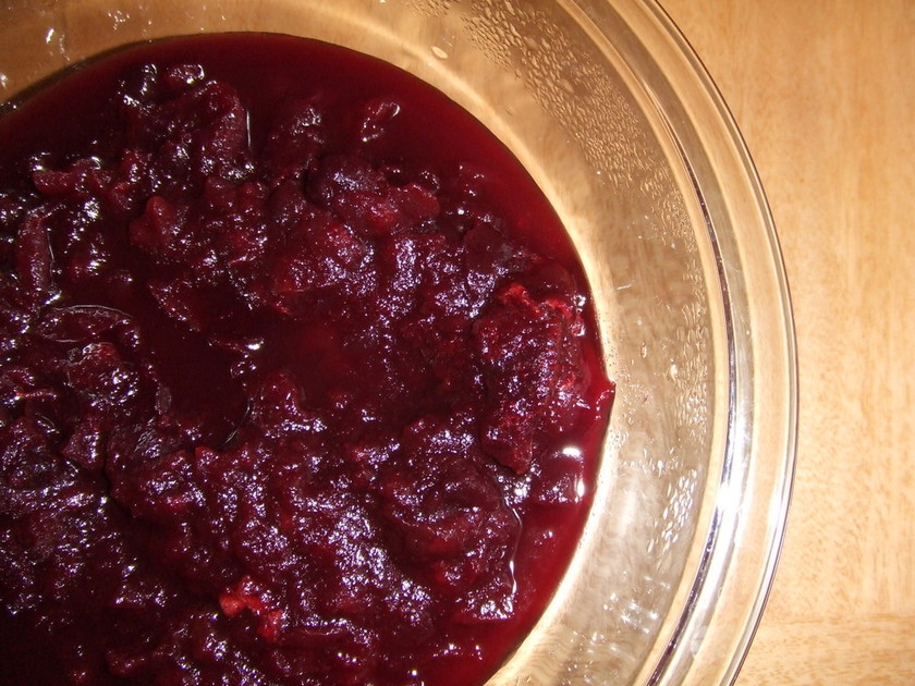 クランベリーパイナップルソースのレシピ