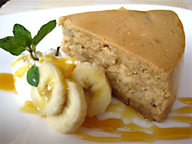 生キャラメルバナナチーズケーキの画像