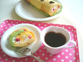 ☆米粉たっぷりのベジロールケーキ☆