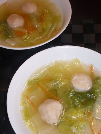 シンプルな♪白菜スープの写真