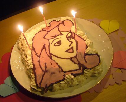 誕生日に！ディズニー・オーロラケーキの画像