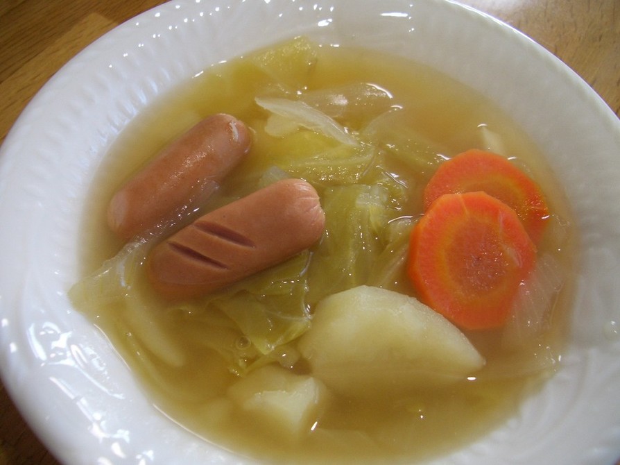 余り野菜でコンソメスープ☆の画像