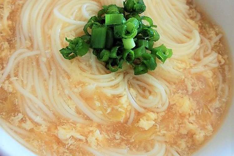 とろとろあんかけ 温ったかいそうめん レシピ 作り方 By Rachis クックパッド