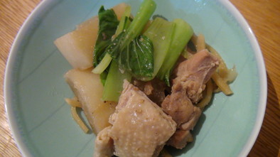 大根と鶏のこってり中華煮の写真