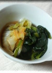ビタミンたっぷり❤葉野菜煮