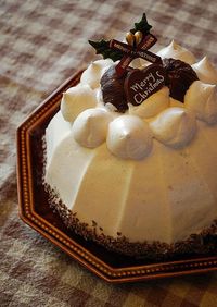 チョコ＆マロンのドームケーキ