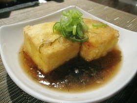 がごめ昆布の揚げだし豆腐