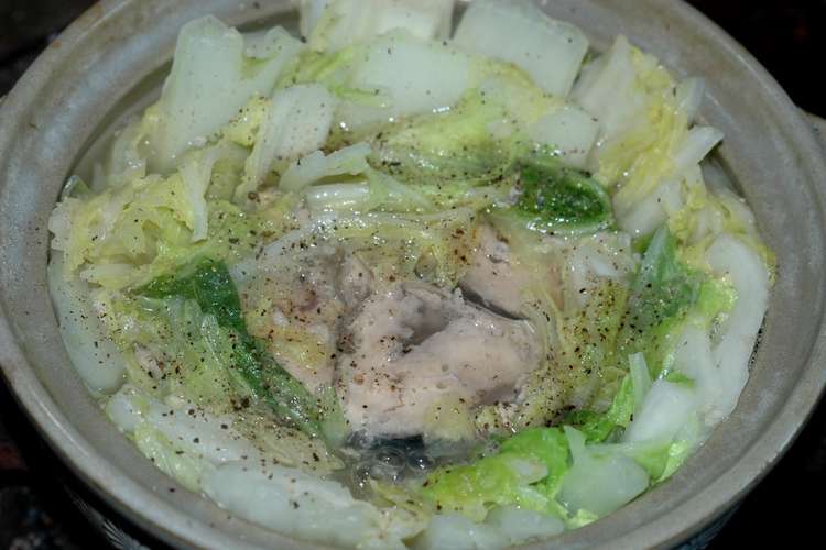 白菜と鯖缶の月末鍋 レシピ 作り方 By シズレ クックパッド