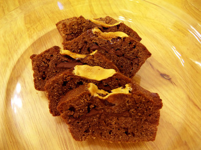 ローストマシュマロ珈琲チョコケーキの写真