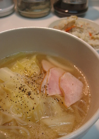 私のダイエットメニュー☆しらたきスープ