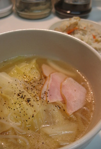 私のダイエットメニュー☆しらたきスープ