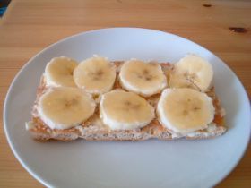 朝食バナナブレッドの画像