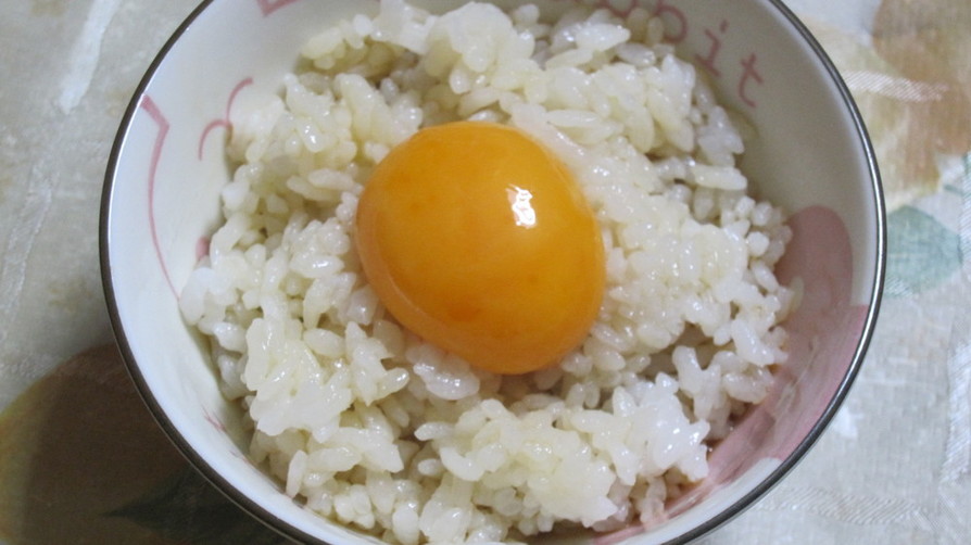 めんつゆで卵かけごはん☆の画像