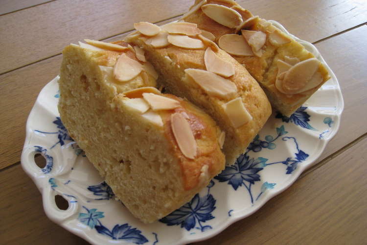アーモンドクリームチーズパウンドケーキ