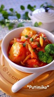 じゃが芋のトマト煮込み♬*の写真
