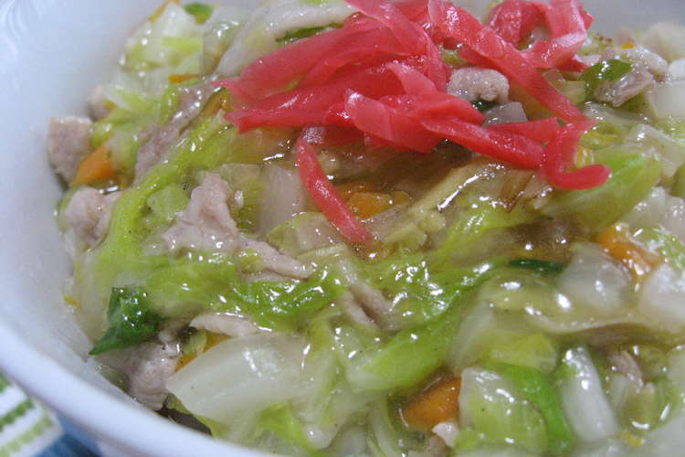 白だしで白菜あんかけ丼 レシピ 作り方 By みーちゃー クックパッド 簡単おいしいみんなのレシピが352万品